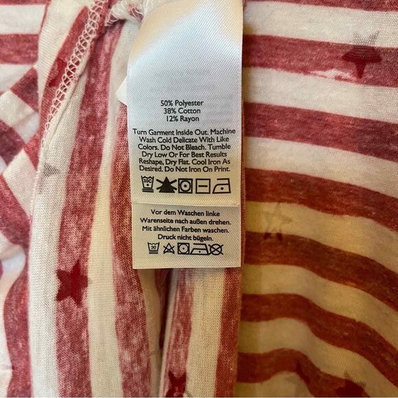 Eddie Bauer Stars and Stripes Fourth of July America T-shirt Size M - Picture 5 of 8